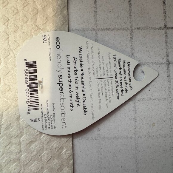 Wet-It! Swedish Treasures Dishcloth & Cleaning Cloth -Set of 2 - Picture 2 of 3